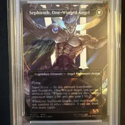 Sephiroth Fabled Soldier Borderless Surge Foil PSA 10 Gem Mint - Image 4