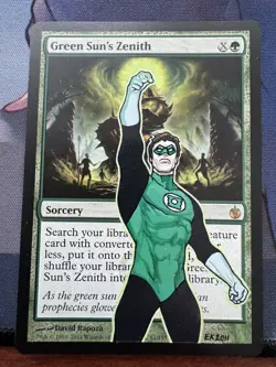 Erik Klug MTG Alter Green Sun's Zenith Magic the Gathering - Green Lantern - Image 1