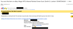 Erik Klug MTG Alter Green Sun's Zenith Magic the Gathering - Green Lantern - Image 4