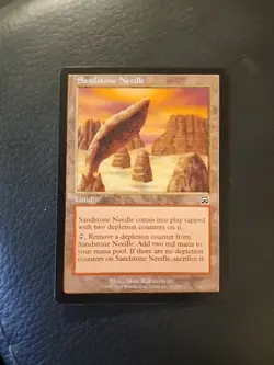 MTG Sandstone Needle Mercadian Masques NM #326 Never Played Free Shipping! - Image 1