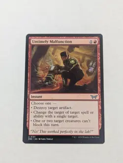 Untimely Malfunction Duskmourn: House of Horror Regular - Image 1