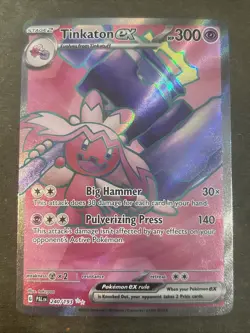 Tinkaton ex 240/193 Sv02: Paldea Evolved Holo Pokemon TCG NM - Image 1
