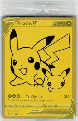 Pokemon Celebrations Pikachu V & PokeBall Gold Promos SWSH 145 & SWSH 146 SEALED - Image 3
