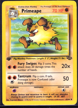 Pokemon 1st Edition Jungle Primeape 43/64🔥 - Image 1