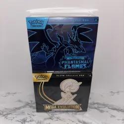 NEW Sealed Pokemon Etb’s Phantasmal Flames And Mega Evolution - Image 1