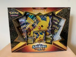 Pokemon TCG Shining Fates Pikachu V Box Collection Factory Sealed READ SESCRIPT - Image 1
