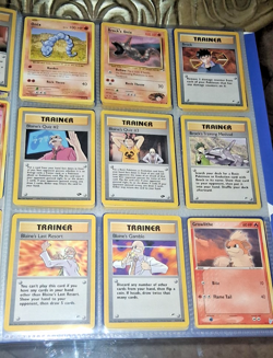 🔥Binder Lot 107 Pokemon WOTC 1995 vintage Base Set Legendary Collection Gym - Image 5