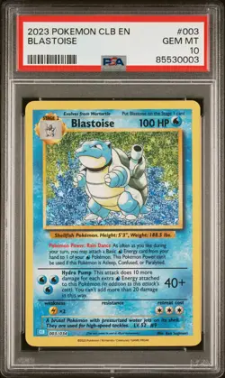Blastoise 003 Pokemon PSA 10 - Image 1