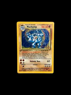 Machamp 1st Edition (Base Set) Holo Rare Deck Exclusives 008/102 LP - Image 1