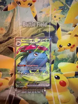 Venusaur ex 182/165 Sv: Scarlet & Violet 151 Holo NM/M Pokemon Card TCG FULL ART - Image 1