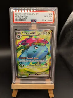 Pokemon TCG 🌿 PSA 10 🐸 Venusaur ex 182/165 Sv: Scarlet & Violet 151 Holo RARE - Image 1