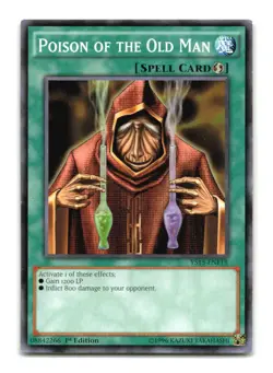 Poison of the Old Man - YS15-ENF18 1st Edition - YuGiOh-LP - Image 1