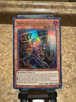 3X Yu-Gi-Oh! TCG Vanquish Soul Razen Wild Survivors 1st Edition Ultra WISU-EN016 - Image 3