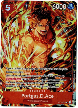 One Piece TCG Portgas D. Ace ST15-005 Promo Illustration Box Vol.5 - Image 1