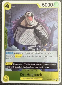 Dr. Hogback Foil OP14-110 The Azure Sea's Seven One Piece English - Image 1
