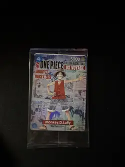 One Piece CCG Monkey.D.Luffy BVB x One Piece Match Day '25 ST13-003 - Image 1