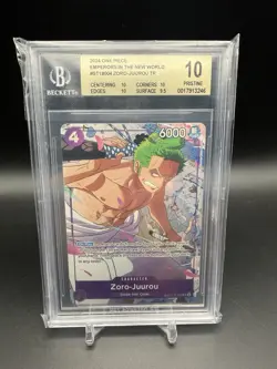 One Piece OP09 Emperors in the new world Zoro-Juurou BGS 10 English TR - Image 1