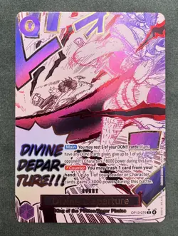 One Piece Carrying On His Will OP13 Divine Departure Alternate Art OP13-076 R NM - Image 2