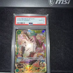 Jewelry Bonney ONE PIECE OP12-LEGACY OF THE MASTER #118 SEC ENGLISH PSA 10 - Image 1