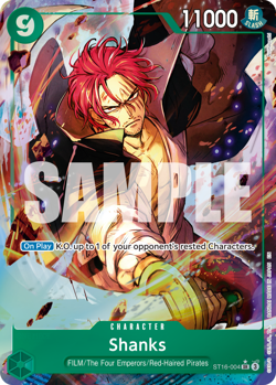 Shanks - ST16-004 (Alternate Art) ST16-004 Premium Booster -The Best- Vol 2 Foil - Image 1
