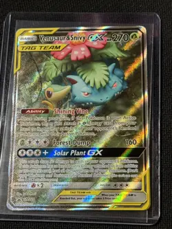 Pokemon TCG Venusaur & Snivy GX SM229 Tag Team *SEE PHOTOS* - Image 1