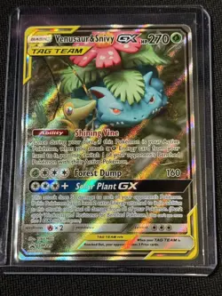 Pokemon TCG Venusaur & Snivy GX SM229 Tag Team *See Photos* - Image 1