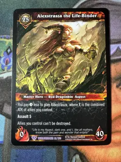 World of Warcraft TCG Worldbreaker 21/270 Alexstrasza the LifeBinder - Image 1