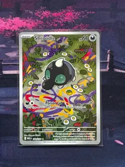 Shroodle 149/132 Pokemon Card Near Mint Illustration Rare ME01: Mega Evolution - Image 1