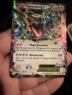 Rayquaza EX XY69 Shiny Black Star Promo 2015 Pokemon TCG Ultra Holo Rare - Image 2