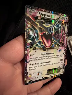 Rayquaza EX XY69 Shiny Black Star Promo 2015 Pokemon TCG Ultra Holo Rare - Image 4