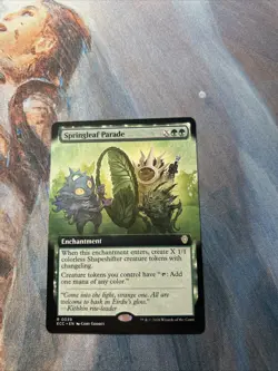 Springleaf Parade (Extended Art) Commander: Lorwyn Eclipsed Regular - Image 1