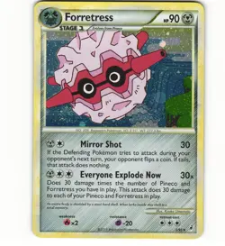 2011 Moderate Play Pokemon Forretress 5/95 Holo Call of Legends English - Image 1