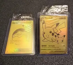 Pokemon Celebrations Pikachu V & PokeBall Gold Promos SEALED SWSH 145 & 146 - Image 1