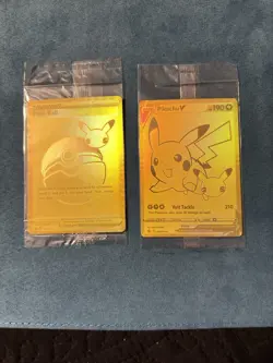 Pokemon Celebrations Pikachu V & PokeBall Gold Promos SEALED SWSH 145 & SWSH 146 - Image 1