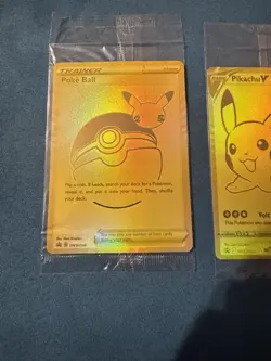 Pokemon Celebrations Pikachu V & PokeBall Gold Promos SEALED SWSH 145 & SWSH 146 - Image 3