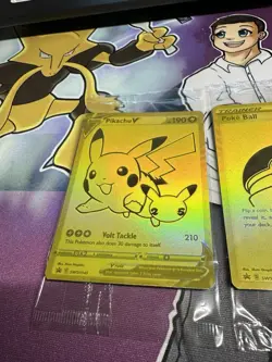 Pokemon Celebrations UPC Pikachu V & PokeBall Gold Promos SEALED SWSH 145 & 146 - Image 2