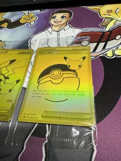 Pokemon Celebrations UPC Pikachu V & PokeBall Gold Promos SEALED SWSH 145 & 146 - Image 3