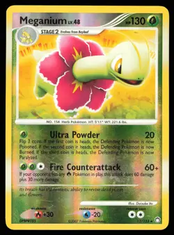 Meganium 13/123 Reverse Holo Rare | HP | Mysterious Treasures | Pokemon TCG - Image 1