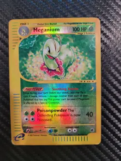 Pokemon TCG Cards Meganium 54/165 Expedition Reverse Holo Rare MP - Image 1