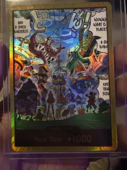 DON!! Card (Egghead) (Gold) The Azure Sea's Seven Foil OP-14 - Image 1