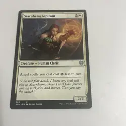 MtG Starnheim Aspirant NM Kaldheim uncommon Magic the Gathering card - Image 1