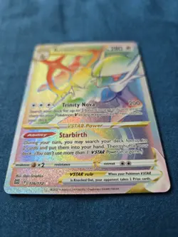 Pokemon TCG Arceus VSTAR Rainbow Secret Rare Card 176/172 Brilliant Stars - Image 2