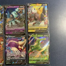 Pokemon Card Ex and V lot of (19) English and Korean cards! - Image 4
