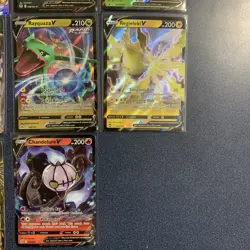 Pokemon Card Ex and V lot of (19) English and Korean cards! - Image 5