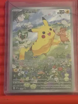 Pokemon Pikachu TCG SVP 088 Black Star Promo Card Paldea Adventure Chest - Image 1