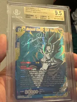 Dragon Ball Super Card Game Meteoric Energy SSB Vegito BGS 9.5 - Image 1