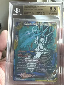 Dragon Ball Super Card Game Meteoric Energy SSB Vegito BGS 9.5 - Image 2