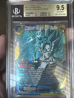 Dragon Ball Super Card Game Meteoric Energy SSB Vegito BGS 9.5 - Image 3