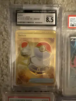 Graded Pokemon Card Lot Of 6 Slabs Moltres Percharunt Corviknight 1999-2024 - Image 3