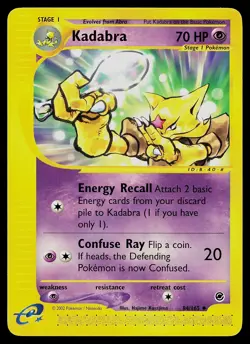 Pokemon Card - Kadabra Expedition 84/165 Uncommon - Image 1